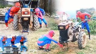 Spider Man | Full Một ngày bình thường quay máy cày của người nhện (spider-man in real life) VTQN