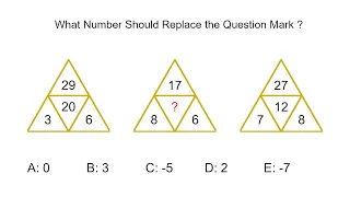 Number Pattern | Can you find what number the question mark is? | Math Logic Puzzles