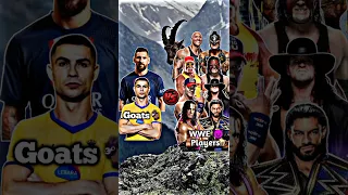 Goats🐐 VS WWE Players, Champions 💪😈🔥(Roman Reigns, John Cena, Dwayne Johnson)😯💥