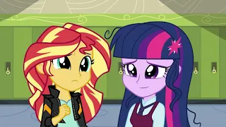 MLP Equestria Girls Friendship Games (2015) Sci Twi Tries To Leave (Deleted Cut)
