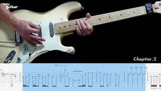 Bon Jovi - Livin' On A Prayer Guitar Solo Lesson With Tab (Slow Tempo)