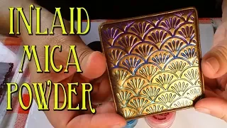 Polymer Clay Tutorial - Inlaid Mica Powder