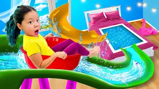 I Built a Waterpark in My House! Funny Situations & Crazy Ideas by Crafty Hacks