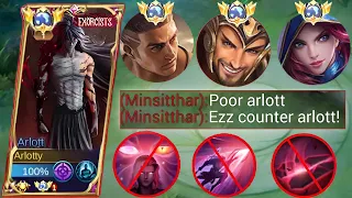 THEY THINK THEY CAN COUNTER MY ARLOTT! | ARLOTT VS HERO COUNTER WHO WILL WIN? | GLOBAL ARLOT -MLBB