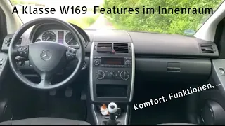 Mercedes-Benz A Klasse W169 A170 coole Features im Innenraum