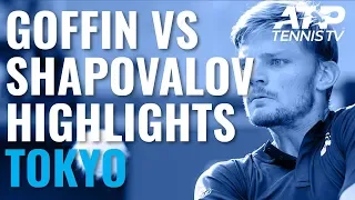 Great Shots & Rallies From David Goffin vs Denis Shapovalov | Tokyo 2019