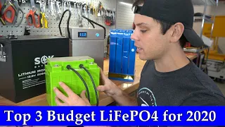 Top 3 Budget 12V LiFePO4 Batteries Tested: SOK VS. Powerblock VS. DIY