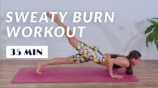 35 Min Weight Loss HIIT Yoga - Very Sweaty Full Body Power Flow