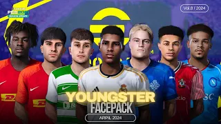 Youngster Facepack Vol.8 Efootball Pes 2021 & FL24 (SIDER) PC