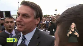 Presidente Jair Bolsonaro ressaltou crescimento da economia