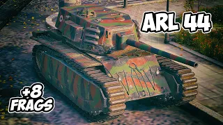 ARL 44 - 8 Frags 5.1K Damage - Small against all! - World Of Tanks