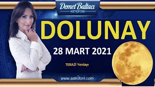 Dolunay 🌞 28 Mart 2021 Terazi burcu Dolunayı Astroloji burç