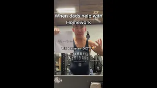 POV dad helps you with homework