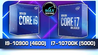 i9-10900 (4.6) vs 10700k@5.0