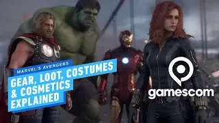 Marvel's Avengers Gear, Loot, Costumes & Cosmetics Explained - Gamescom 2019