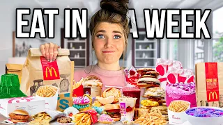 REAL What I EAT in a WEEK!!! *this is embarrassing*