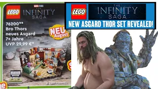 LEGO "Bro Thor's New Asgard" Set 76200 REVEALED - 1st KORG Minifig Ever!