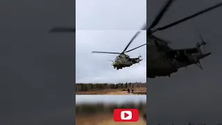 Mil Mi-35 "Phoenix" Combat Helicopter🚁 #shorts #shortsvideo #airforce #airshow #army #helicopter