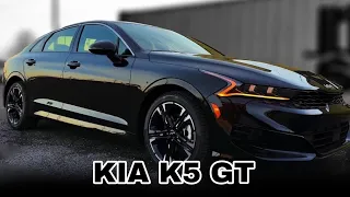 2023 Kia K5 GT sedan sporty interior & exterior review in details
