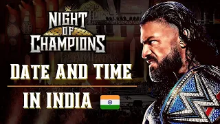 WWE Night of Champions 2023 Date And Time in India | Full Details 🔥
