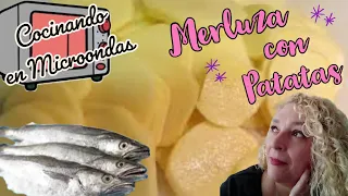 🍽️RECETA MICROONDAS🐟 MERLUZA CON PATATAS🥔