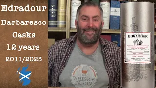 Edradour Barbaresco Cask aged 12 years 2011/2023  Small Batch Single Malt Review by WhiskyJason