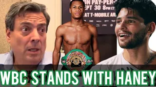 (EXPOSE!) “WBC Making Sure Ryan Garcia Gets A LENGTHY PUNISHMENT.” WBC Stands With Haney.