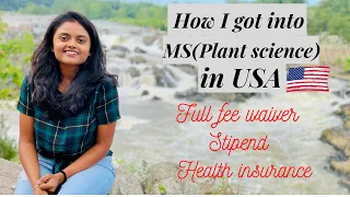 How I got admission into MS Plant science in USA | Indian Student | Agriculture | Horticulture |