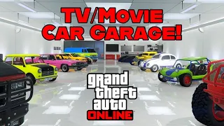 GTA 5 Online: TV/MOVIE 10 Car Garage!