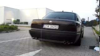 BMW 750 E38 5.4 v12  Exhaust Sound 750i