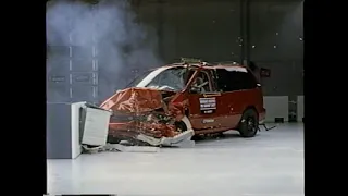 IIHS Minivan Crash Test Compilation