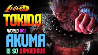 SF6🔥Tokido (AKUMA #1) Is Monster ! Brutal Killing Pro Player Gameplay"🔥Ranked Match🔥SF6 DLC Replays🔥