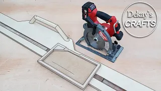 Woodworking : Circular Saw Guide Track (Milwaukee M18 CCS66 7.5")