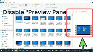 How To Disable "Preview Pane" In File Explorer In Windows 10 || Remove Preview Pane In Windows 10