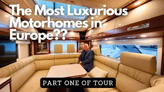 The Most Luxurious Motorhomes and RV's In Europe : The One Motorhome Channel Carthago City Part 1