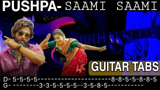 #pushpa Saami Saami | Electric Guitar Tabs Lessons | Instrumental | Rashmika |