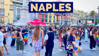 Naples, Italy 🇮🇹 - Summer Walk - 4K-HDR Walking Tour (▶155min)