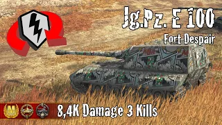 Jagdpanzer E 100  |  8,4K Damage 3 Kills  |  WoT Blitz Replays