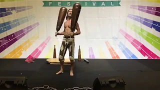 7 arts of Persian Yoga (Pahlavani) demo and presentation at the Sydney Mind Body Spirit festival