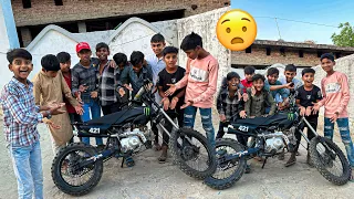 Modified Dirt Bike Per Zeeshan Ke Friends Ka Reaction 😍😯