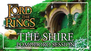 STUDY in THE SHIRE - Pomodoro Session - Lord of the Rings ASMR