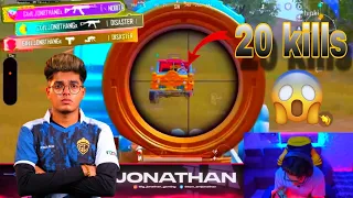 20 KILLS 😎 | JONATHAN GAMING HACKER LIKE GAMEPLAY | JONATHAN GAMING #jonathangaming #bgmi