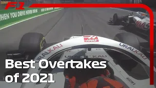 Nikita Mazepin BEST Overtakes in 2021