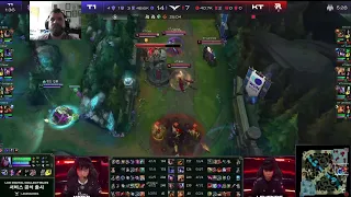 KT vs T1 - LCK Summer Playoffs game 2