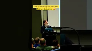 Is Violence Derived By FEAR? | Robert Sapolsky #shorts