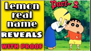 Amazing facts about Shinchan | lemon real name part-2||    #lemonrealnamepart2