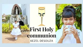 FIRST HOLY COMMUNION  HIGHLIGHTS OF KEZEL  DESOUZA 28/02/2021. @GC PHOTOGRAPHY 7058953960