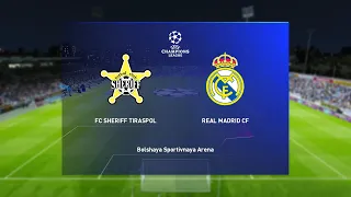 ⚽ Sheriff Tiraspol vs Real Madrid ⚽ | UEFA Champions League (24/11/2021) | PES 2021