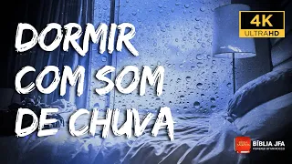 SALMOS E PROVÉRBIOS PARA DORMIR AO SOM DE CHUVA 🌧 - Bíblia JFA Offline