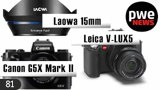 PWE News #81 | Новинки Canon и Leica | Объективы Tamron, Sigma, Laowa | Модульная камера